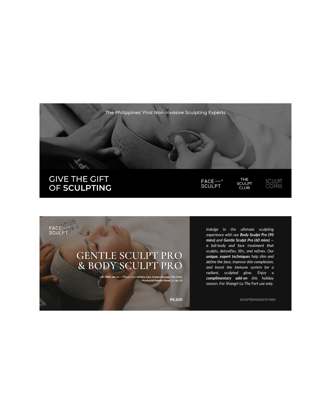 Sculpted Holidays | Gentle Sculpt Pro & Body Sculpt Pro